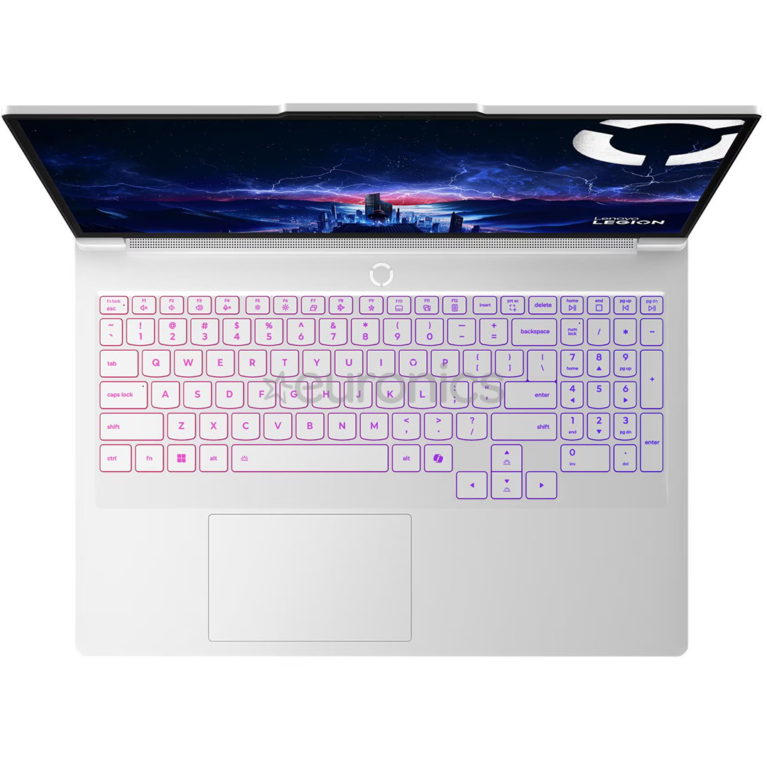 Lenovo Legion Pro 7 16IAX10H, 16'', WQXGA, OLED, 240 Hz, Ultra 7, 32 GB, 1 TB, RTX 5070 Ti, SWE, balta - Portatīvais dators