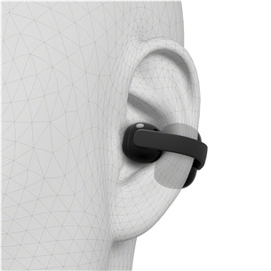 Sony Linkbuds Clip, melna - Bezvadu austiņas