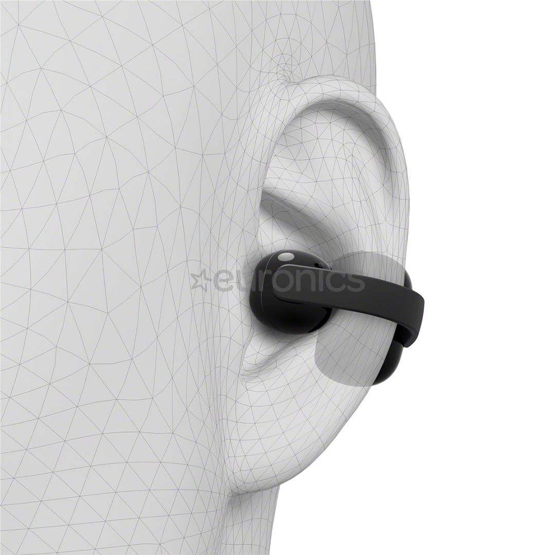 Sony Linkbuds Clip, melna - Bezvadu austiņas