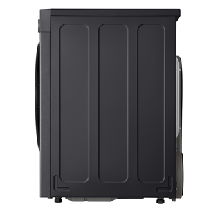 LG, Heat pump, 9 kg, depth 66 cm, matte black - Clothes dryer