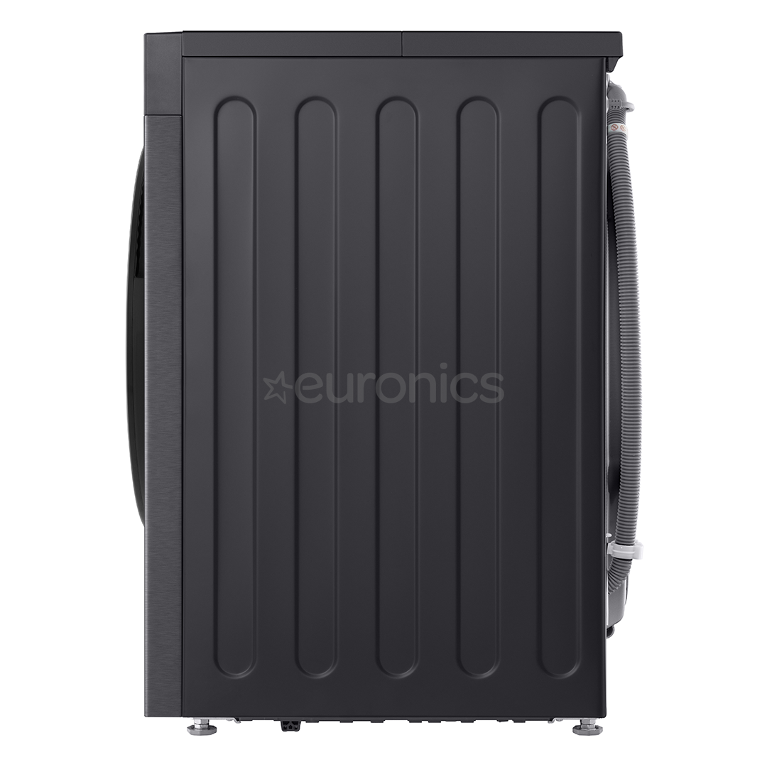 LG, 11 kg, dziļums 57 cm, 1400 apgr/min., matēta melna - Veļas mazgājamā mašīna ar priekšējo ielādi