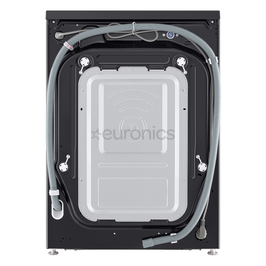 LG, 11 kg, dziļums 57 cm, 1400 apgr/min., matēta melna - Veļas mazgājamā mašīna ar priekšējo ielādi