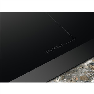 Electrolux 700 Series SenseBoil Hob2Hood, platums 80 cm, melna - Iebūvējama indukcijas plīts virsma