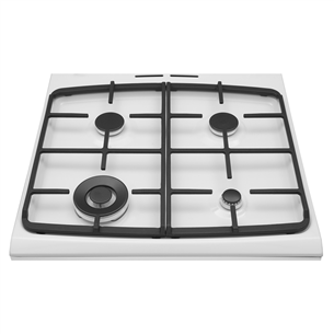 Hansa, 65 л, каталитическая очистка, ширина 50 см, белый - Газовая плита с электрической духовкой