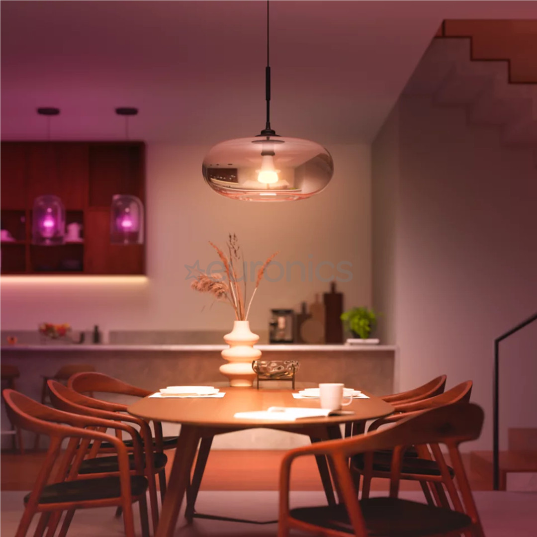 Philips Hue White and Color Ambiance, E27, цветной - Умная лампа