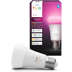Philips Hue White and Color Ambiance, E27, цветной - Умная лампа