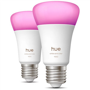 Philips Hue White and Color Ambiance, E27, 2 шт., цветной - Умные лампы 929003853502
