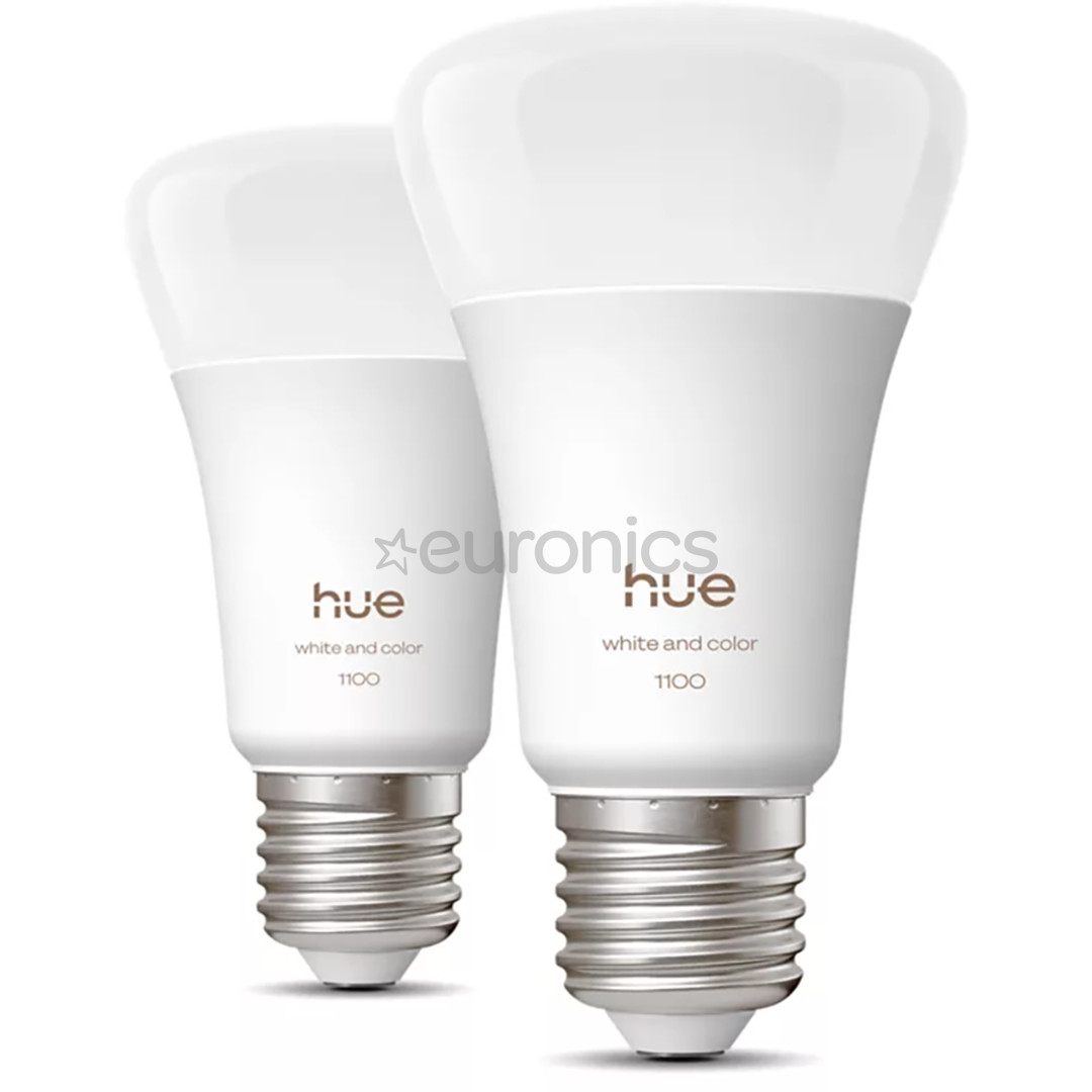 Philips Hue White and Color Ambiance, E27, 2 шт., цветной - Умные лампы