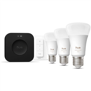 Philips Hue White & Color Ambiance starter set, E27, 3 шт. - Комплект умных ламп