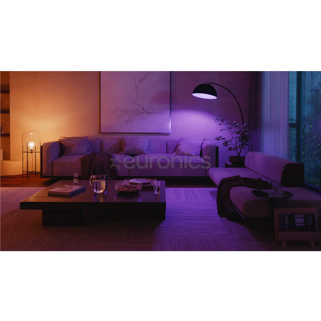 Philips Hue White & Color Ambiance starter set, E27, 3 шт. - Комплект умных ламп
