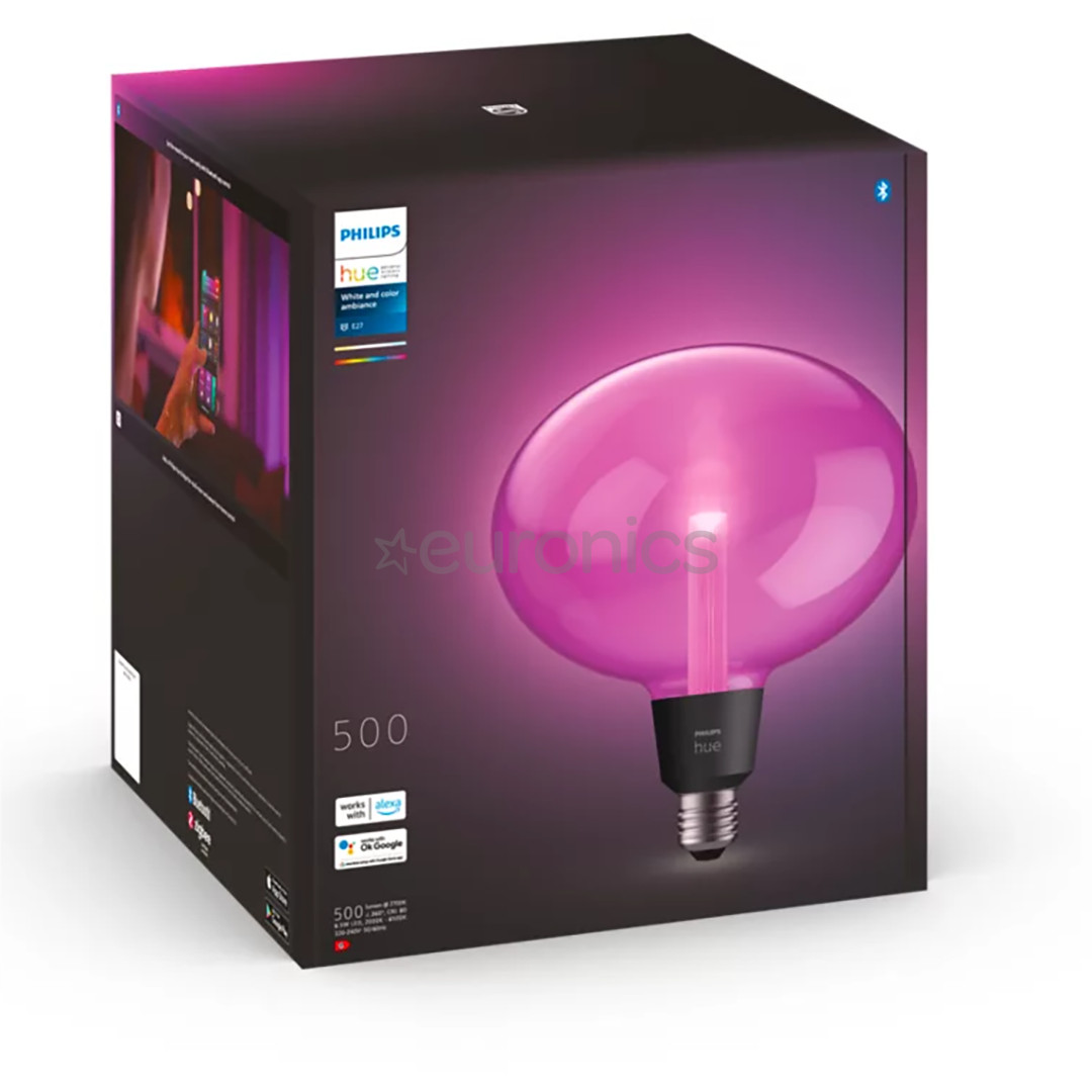 Philips Hue Ellipse, E27, черный - Умная лампа
