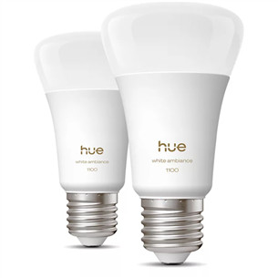 Philips Hue White Ambiance A60, E27, 2 шт., белый - Умные лампы