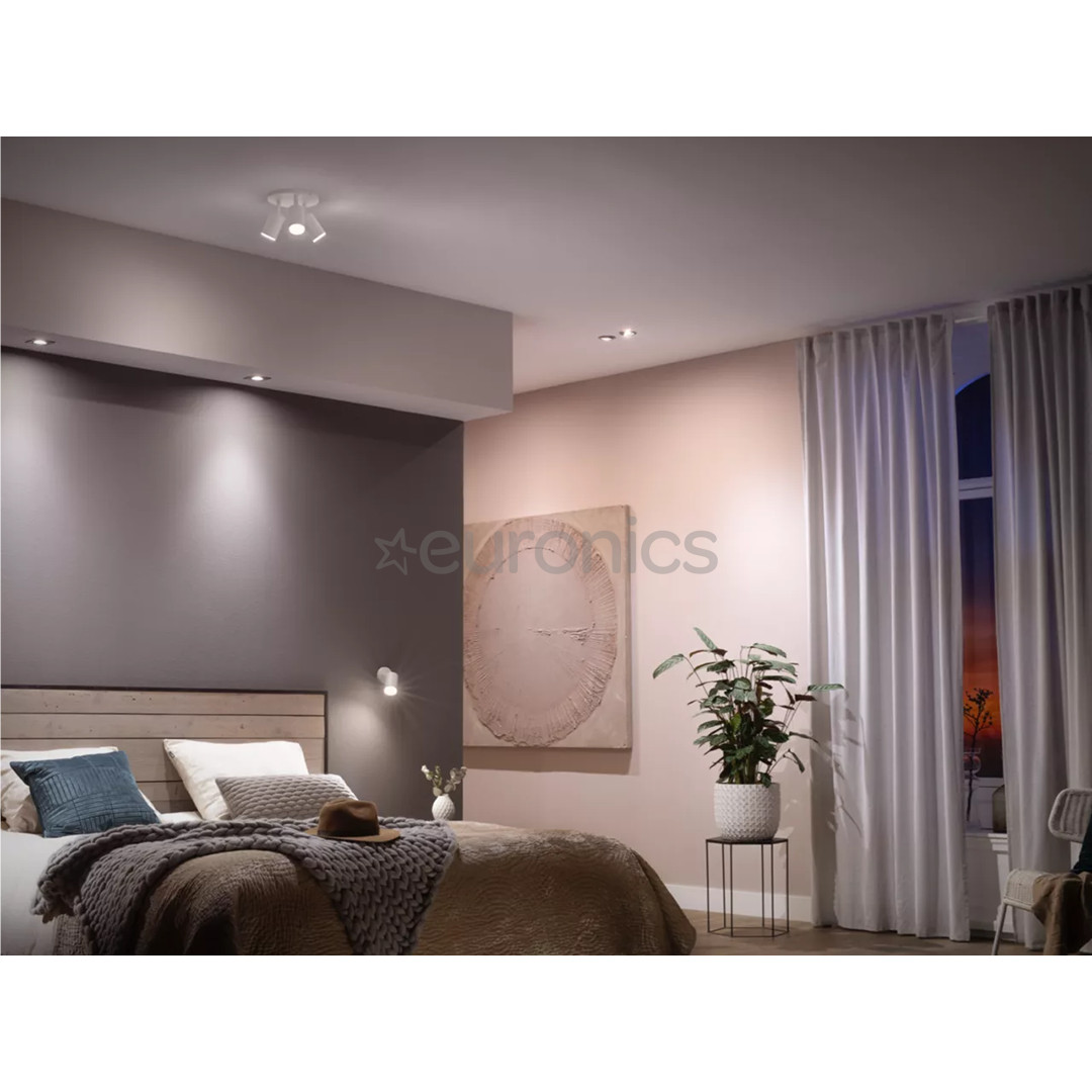 Philips Hue White Ambiance, GU10, белый - Умная лампа