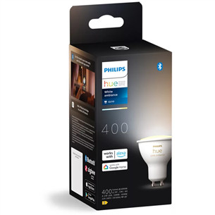 Philips Hue White Ambiance, GU10, белый - Умная лампа