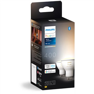 Philips Hue White Ambiance, GU10, 2 шт., белый - Умные лампы