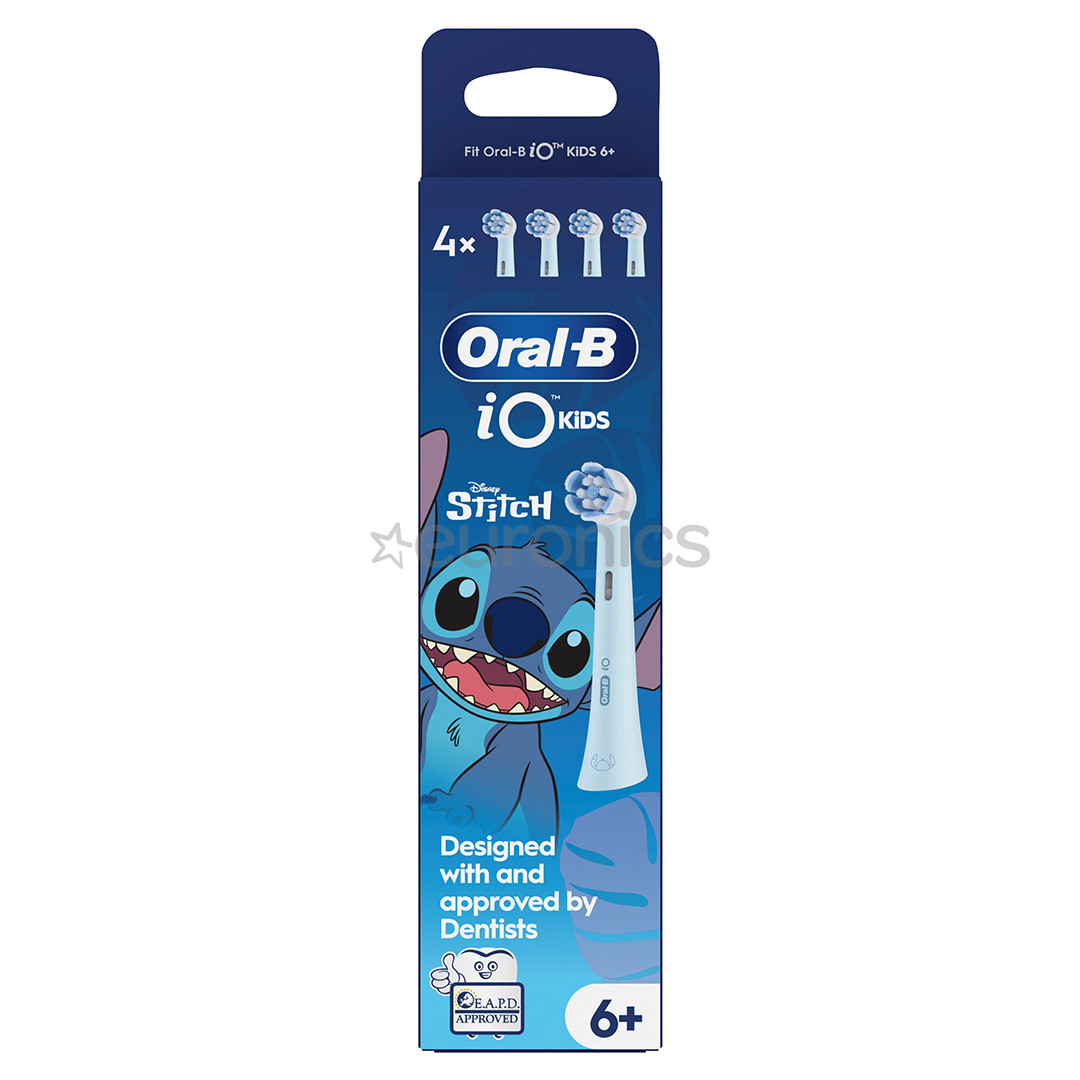 Braun Oral-B iO, Kids Disney Stitch, 4 gab. - Uzgaļi elektriskajai zobu birstei