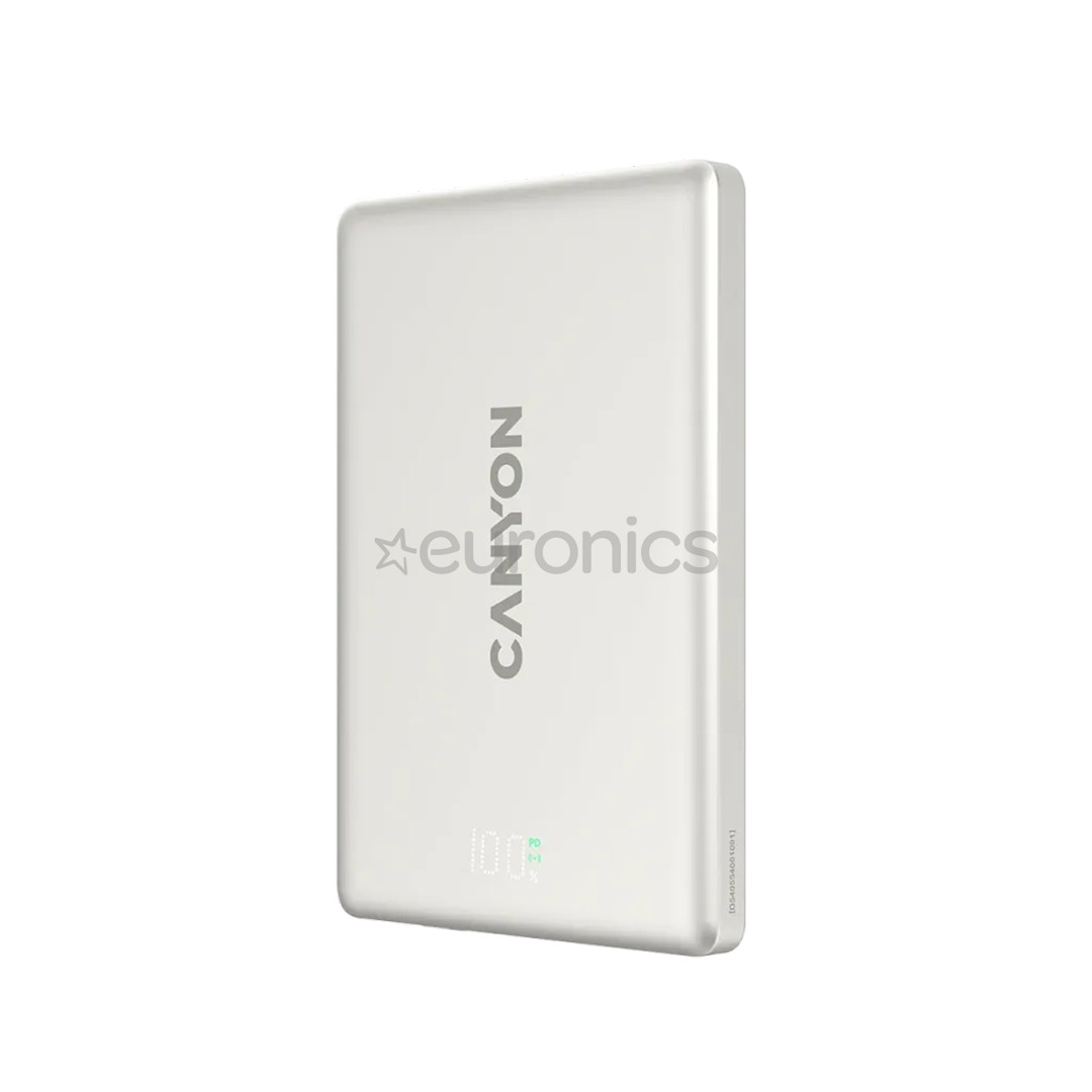Canyon On Power 500. 5000 mAh, pelēka - Portatīvais barošanas avots