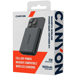 Canyon OnPower 511, 10000 mAh, interstellar black - Power bank
