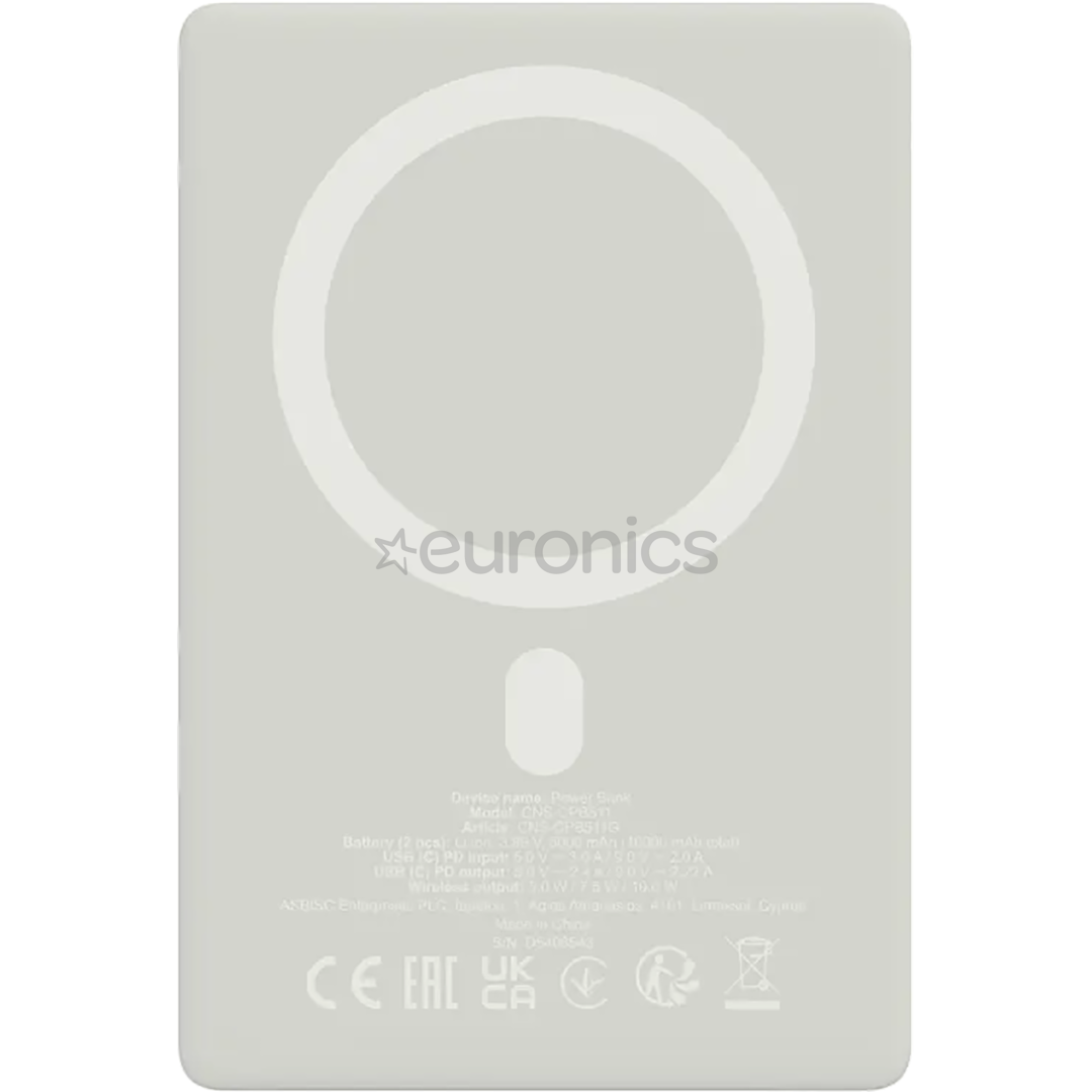 Canyon OnPower 511, 10000 mAh, star grey - Power bank