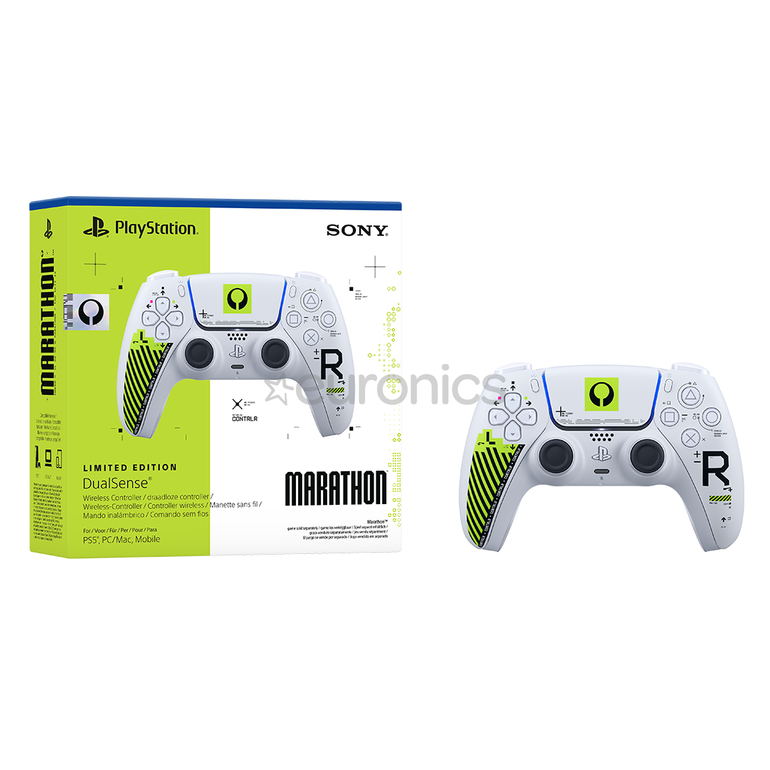 Sony DualSense Marathon Limited Edition, PlayStation 5, balta/zaļa - Bezvadu kontrolieris