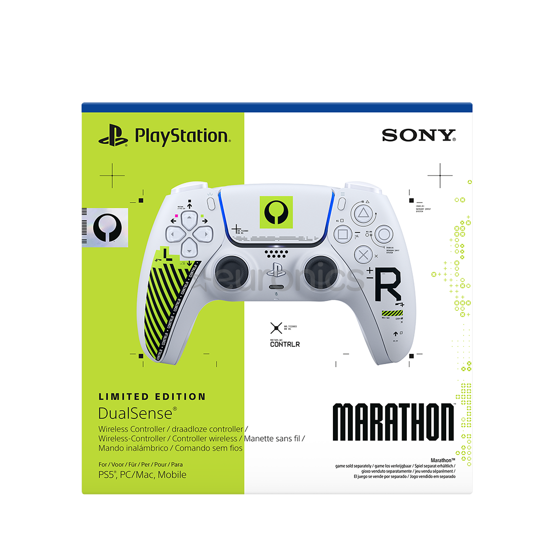 Sony DualSense Marathon Limited Edition, PlayStation 5, balta/zaļa - Bezvadu kontrolieris