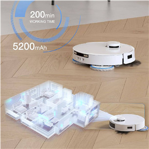 Ecovacs Deebot T30C PRO GEN 2, Wet & Dry, balta - Robots putekļu sūcējs
