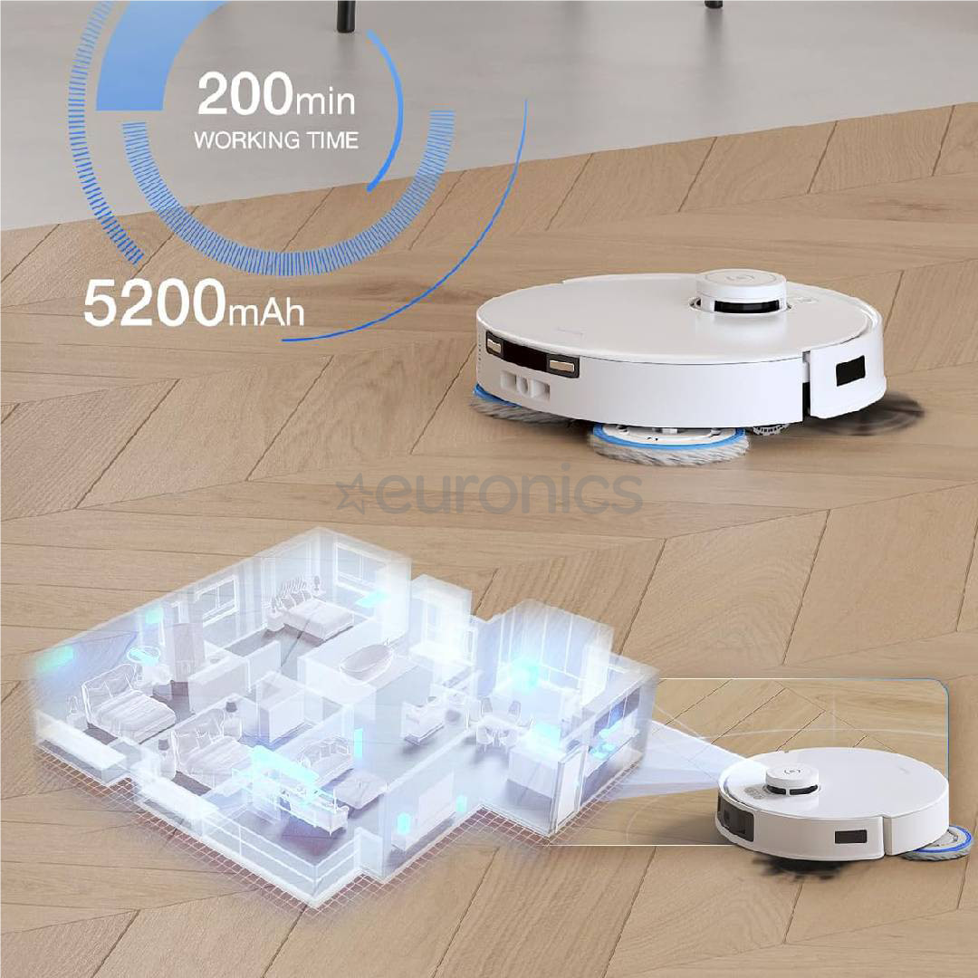 Ecovacs Deebot T30C PRO GEN 2, Wet & Dry, balta - Robots putekļu sūcējs