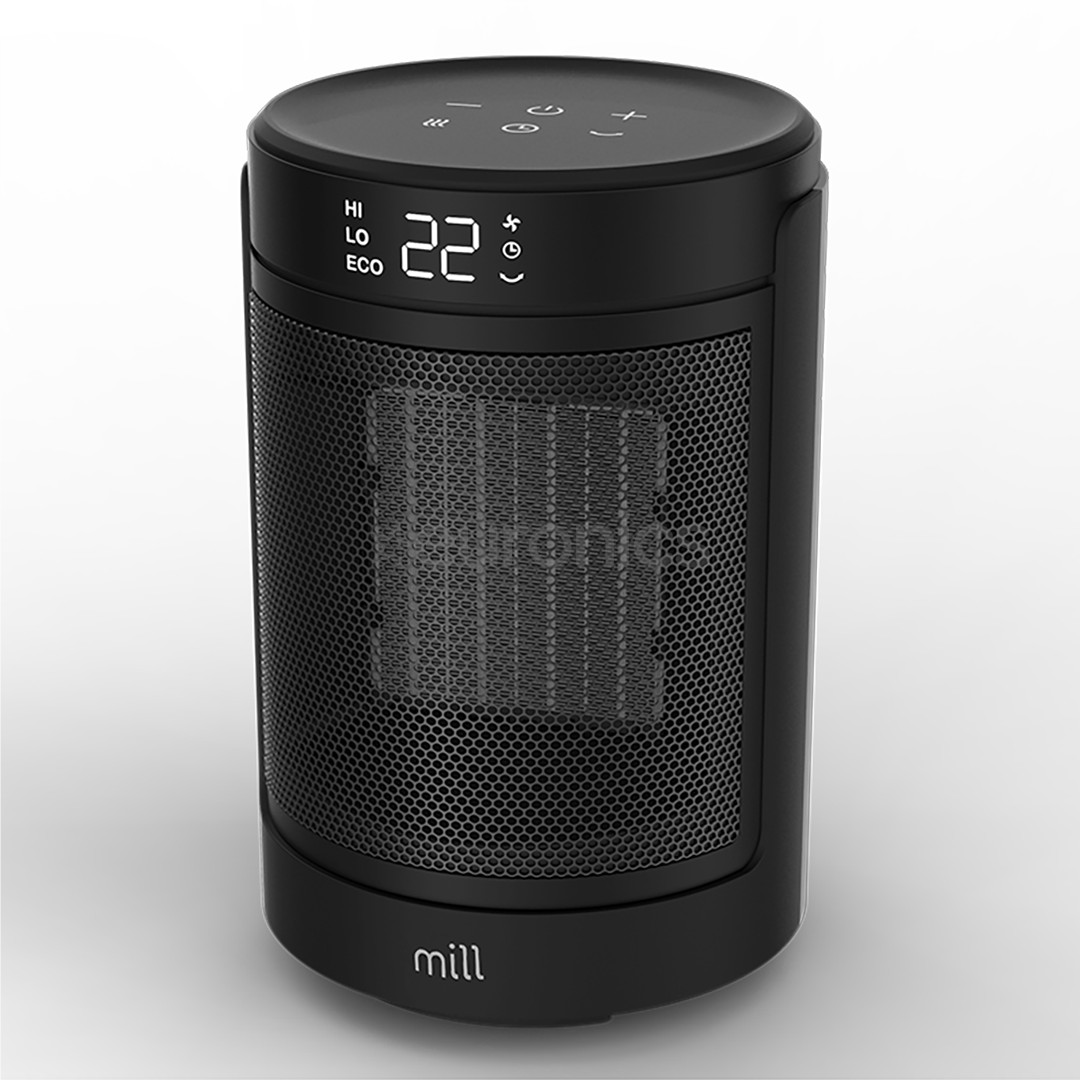 Mill, 1500 Вт, черный - Керамический термовентилятор