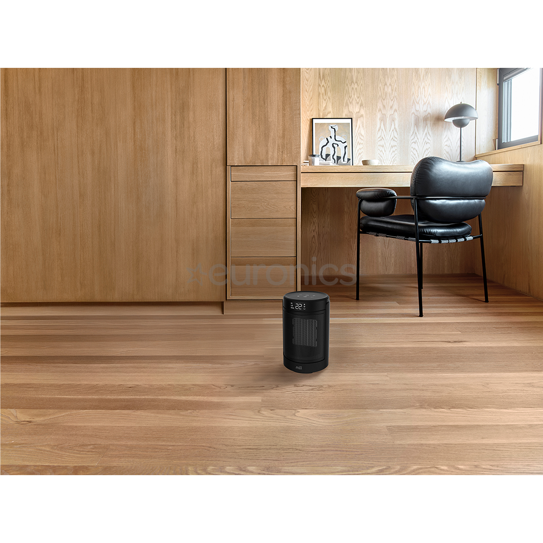 Mill, 1500 W, black - Ceramic fan heater