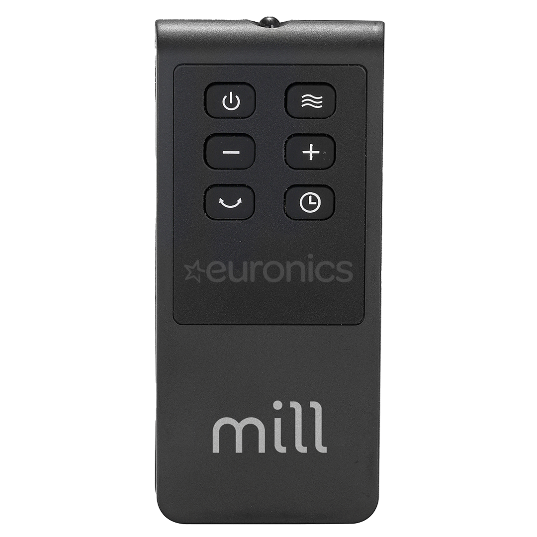 Mill, 1500 W, black - Ceramic fan heater