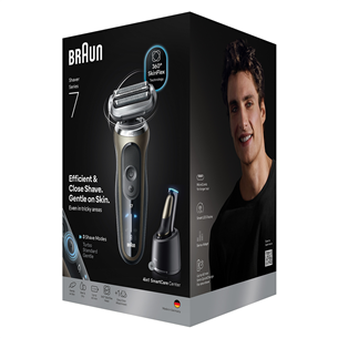 Braun Series 7, Wet & Dry, коричневый - Бритва