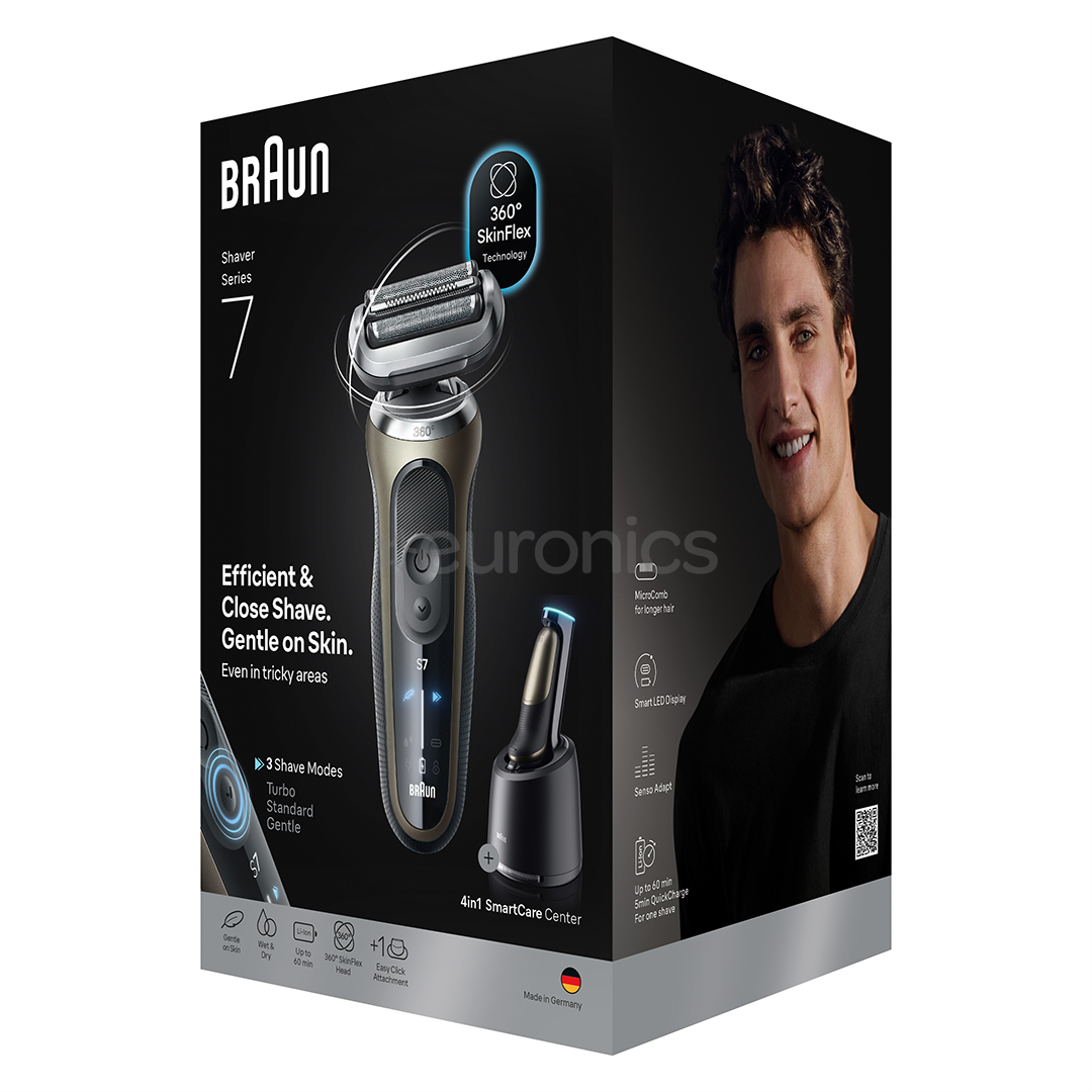 Braun Series 7, Wet & Dry, коричневый - Бритва