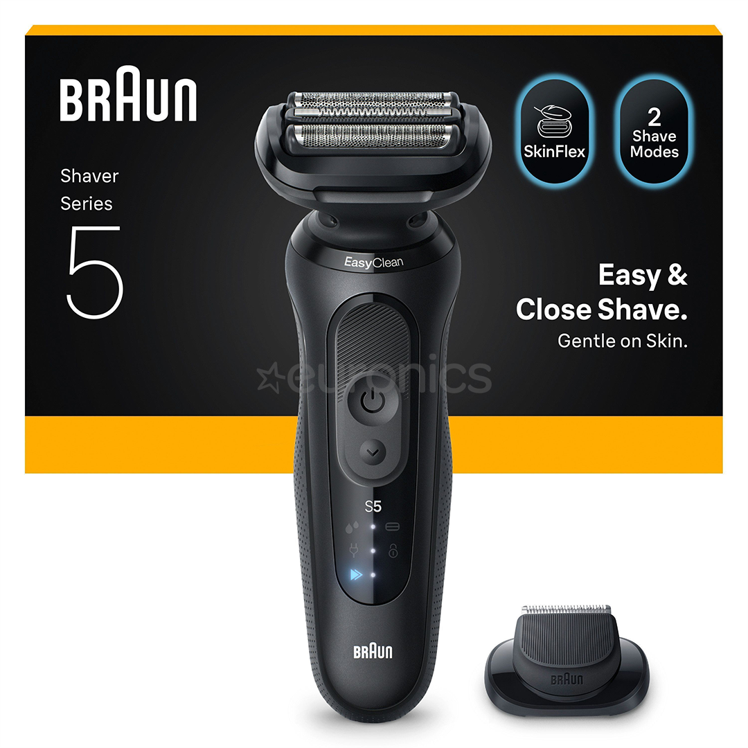 Braun Series 5, Wet & Dry, черный - Бритва