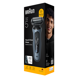 Braun Series 5, Wet & Dry, синий - Бритва