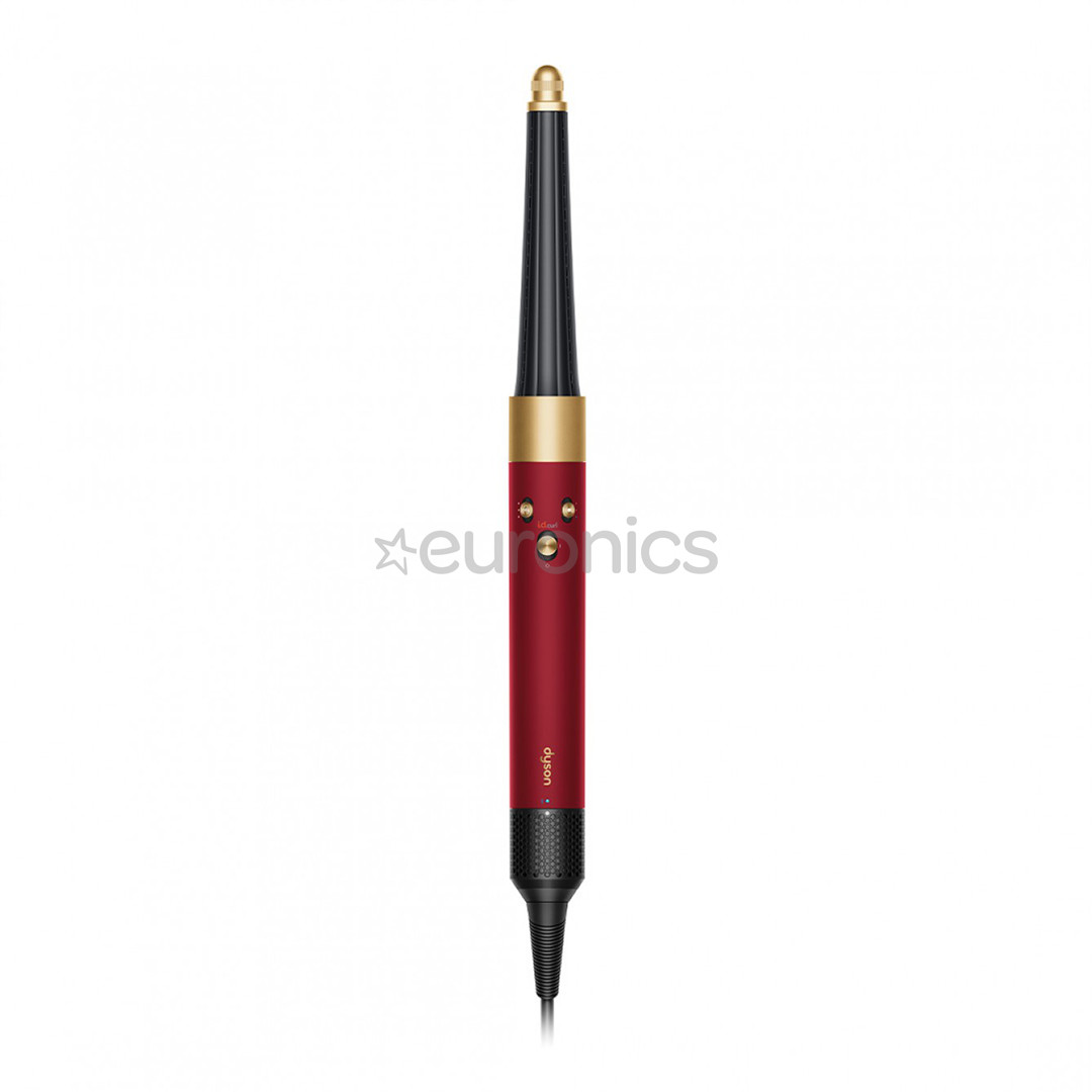 Dyson Airwrap i.d.™, Bluetooth®, 1300 W, Straight+Wavy, Red Velvet/Gold, sarkana/zelta - Matu veidotājs