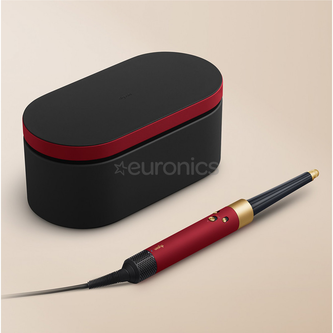 Dyson Airwrap i.d.™, Bluetooth®, 1300 W, Straight+Wavy, Red Velvet/Gold, sarkana/zelta - Matu veidotājs