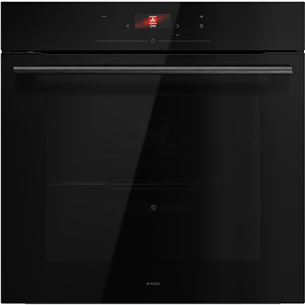 Asko, 71 L, pyrolytic cleaning, black - Built-in oven