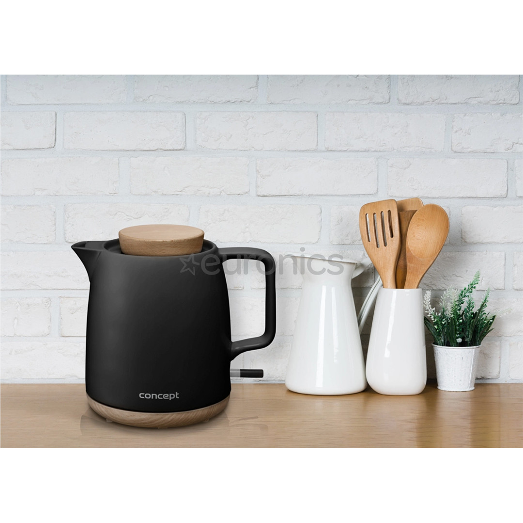 Concept, 1200 W, 1 L, black - Kettle