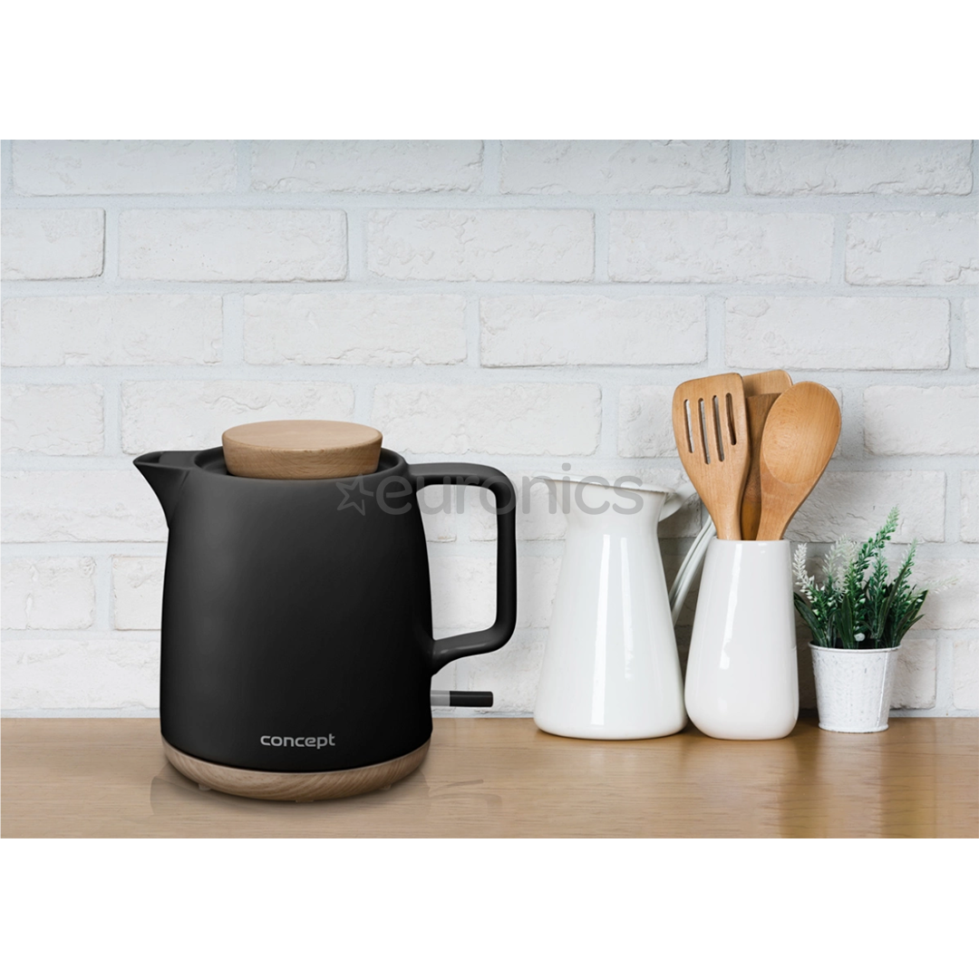 Concept, 1200 W, 1 L, black - Kettle