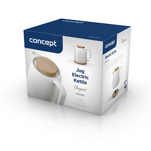 Concept, 1200 W, 1 L, white - Kettle