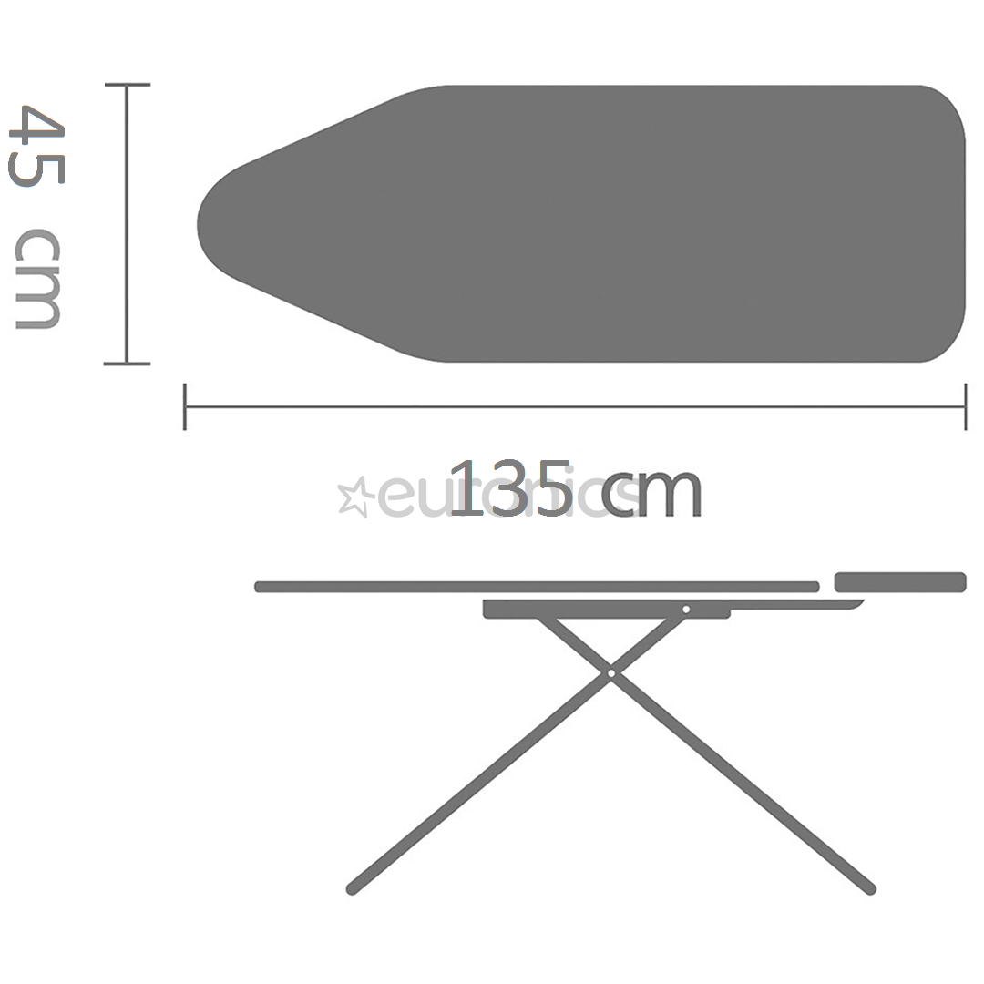 Brabantia, D, 135x45 cm - Ironing table