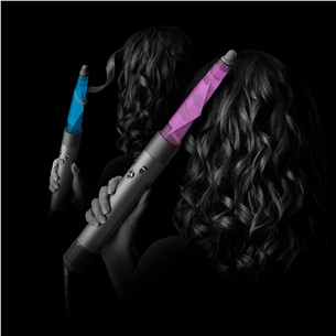 Dyson Airwrap i.d.™, Bluetooth®, 1300 W, Straight+Wavy, Red Velvet/Gold, sarkana/zelta - Matu veidotājs