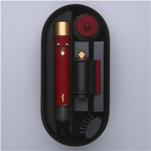 Dyson Airwrap i.d.™, Bluetooth®, 1300 W, Straight+Wavy, Red Velvet/Gold, sarkana/zelta - Matu veidotājs