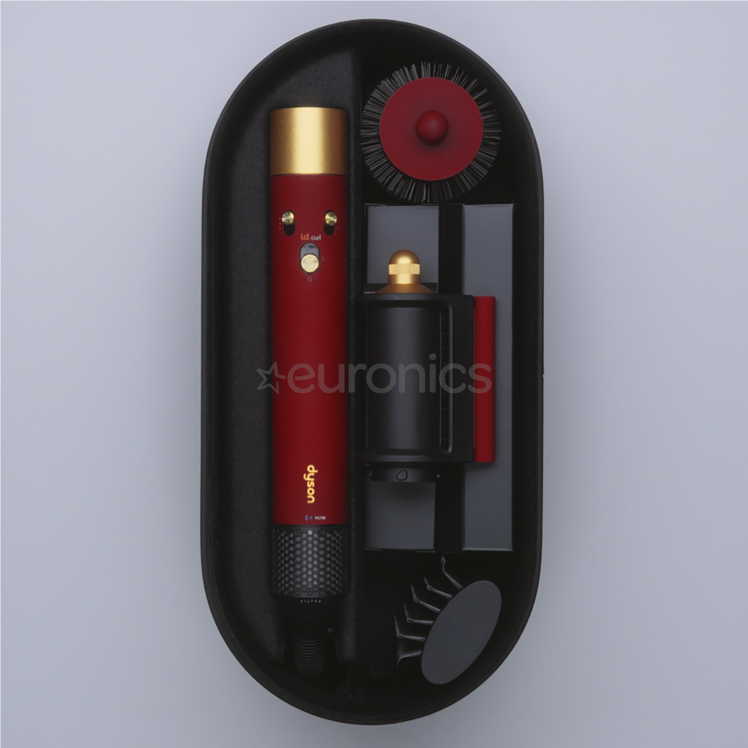 Dyson Airwrap i.d.™, Bluetooth®, 1300 W, Straight+Wavy, Red Velvet/Gold - Airstyler