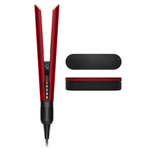 Dyson HT01 Airstrait, Red Velvet/Gold - Straightener