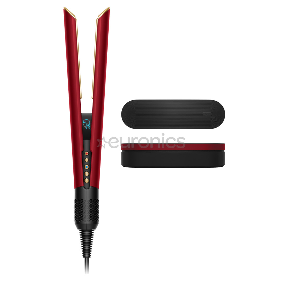 Dyson HT01 Airstrait, Red Velvet/Gold - Straightener