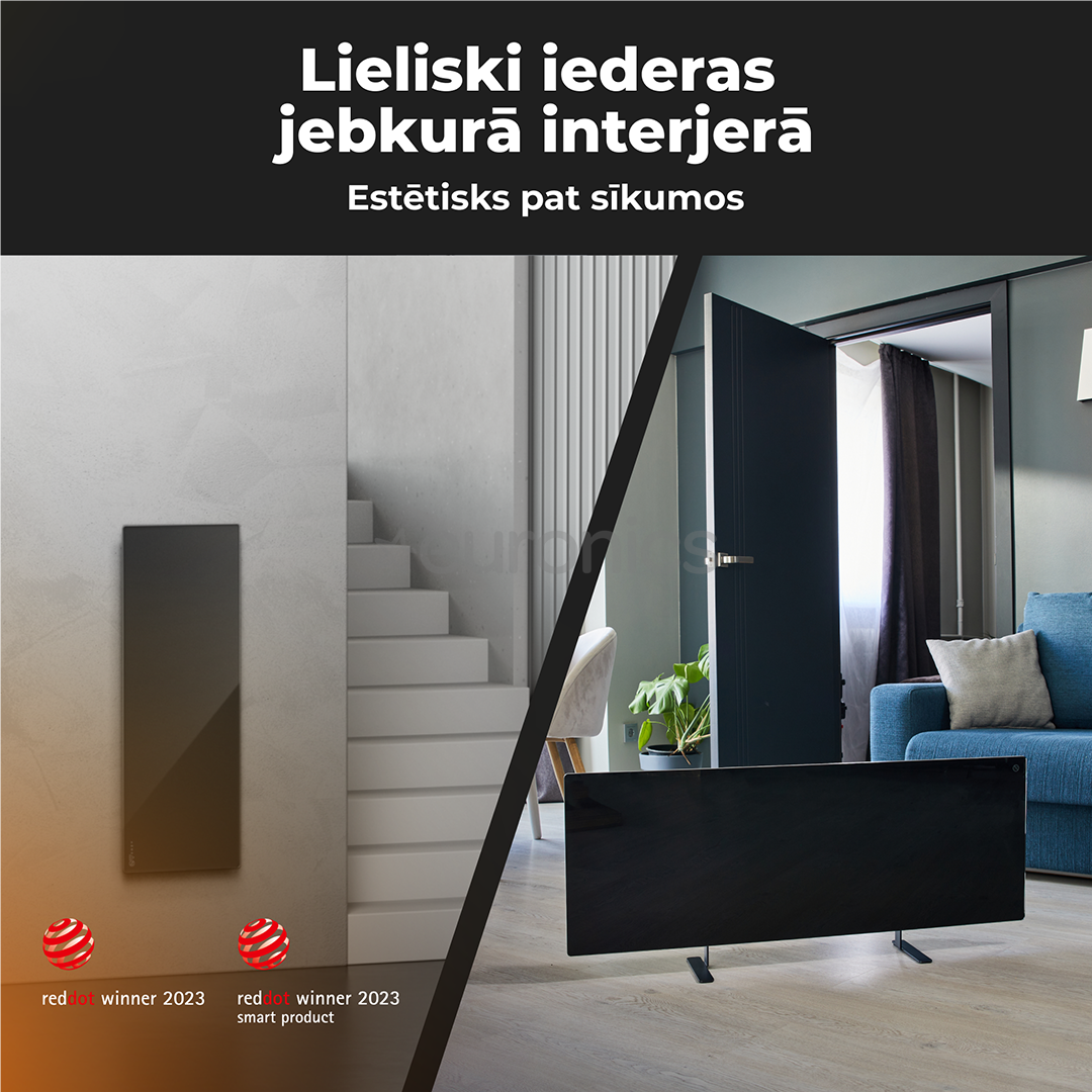 Aeno, 700 W, black - Premium Eco Smart heater