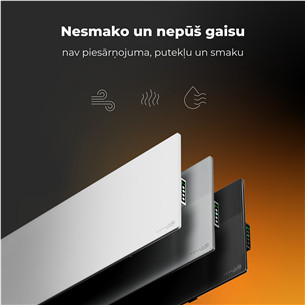 Aeno, 700 Вт, черный - Умный электрический радиатор