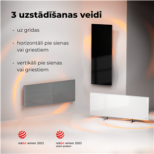 Aeno, 700 W, black - Premium Eco Smart heater