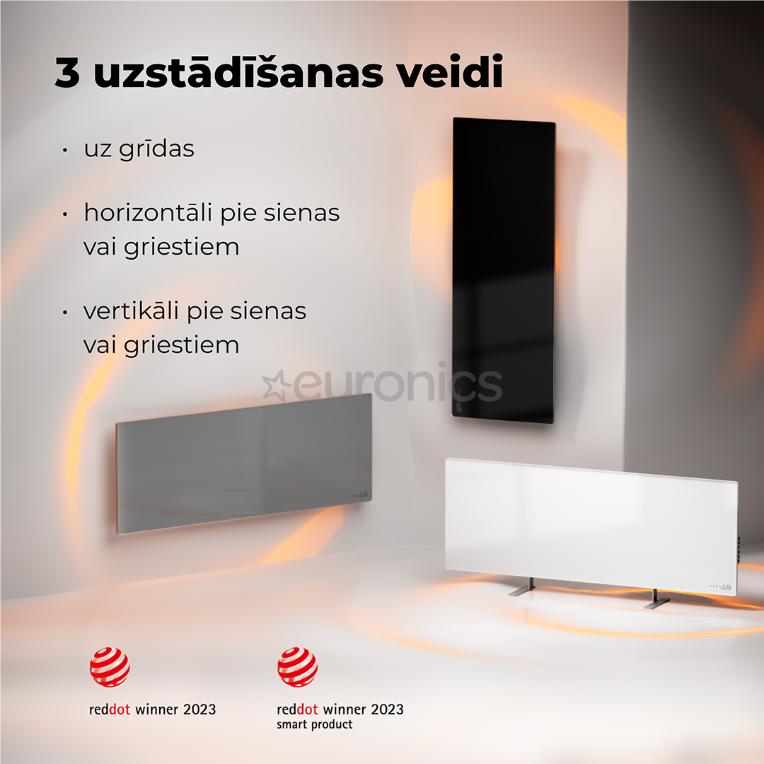 Aeno, 700 W, black - Premium Eco Smart heater